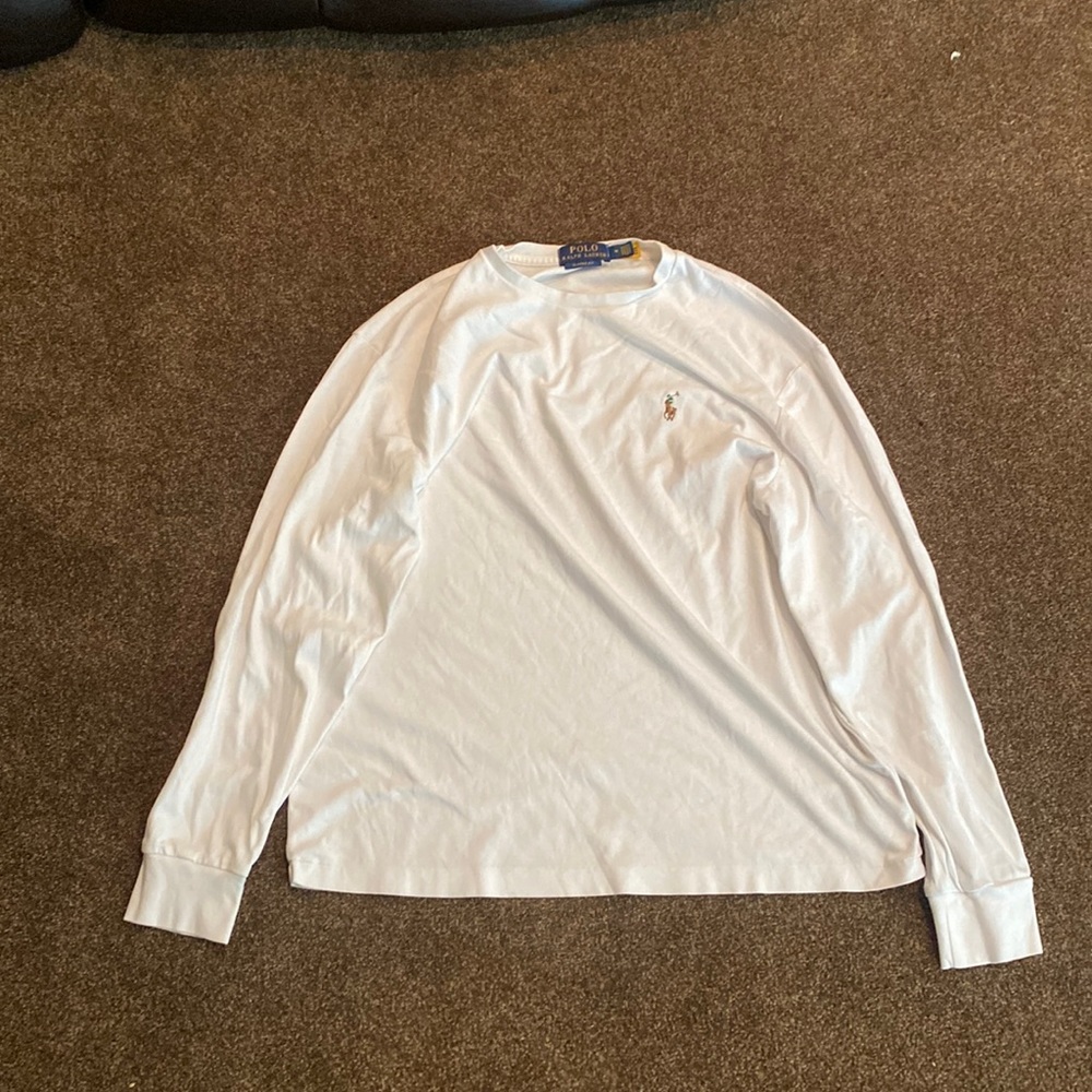 Polo all white t-shirt